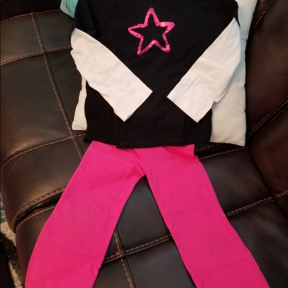 5t okie dokie long sleeve and 4t children place pants